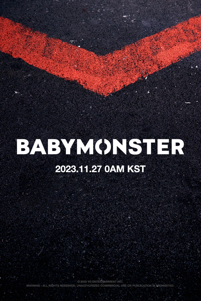 A poster announcing Babymonster's debut (YG Entertainment)