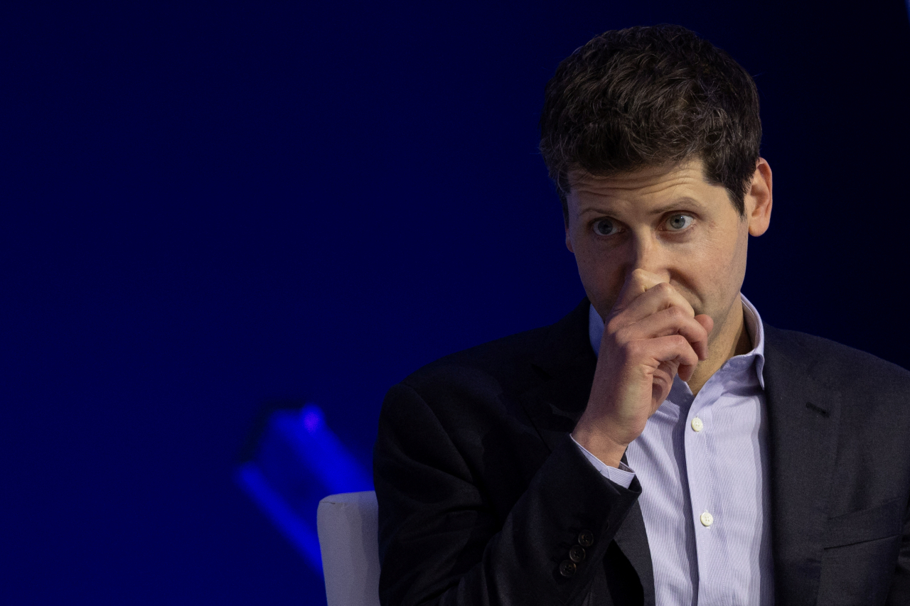 Sam Altman, CEO of OpenAI, attends the APEC CEO Summit in San Francisco, US, on Thursday. (Reuters-Yonhap)