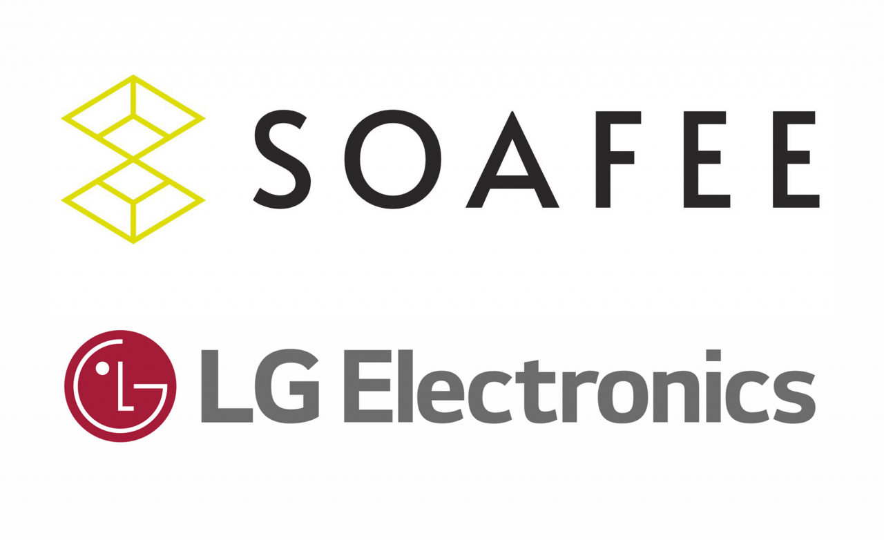 The logos of LG Electronics and the Scalable Open Architecture for Embedded Edge. (LG Electronics)