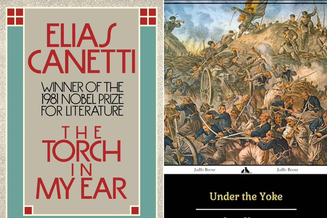“The Torch in My Ear” (left) by Elias Canetti and 