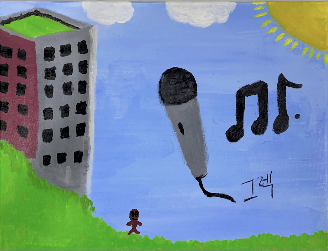 Greg Priester's artwork for The Korea Herald's video series, 