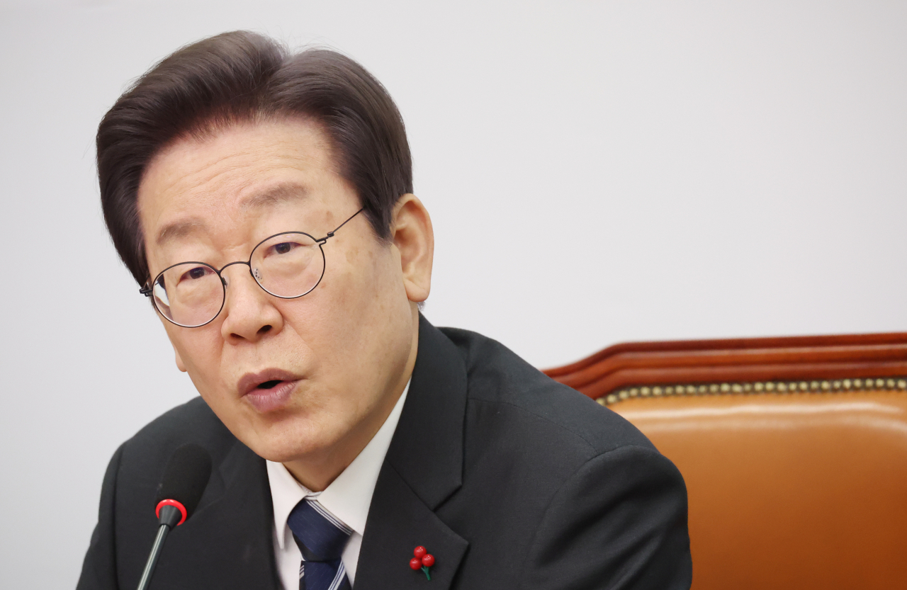 Lee Jae-myung, the leader of the main opposition Democratic Party (Yonhap)