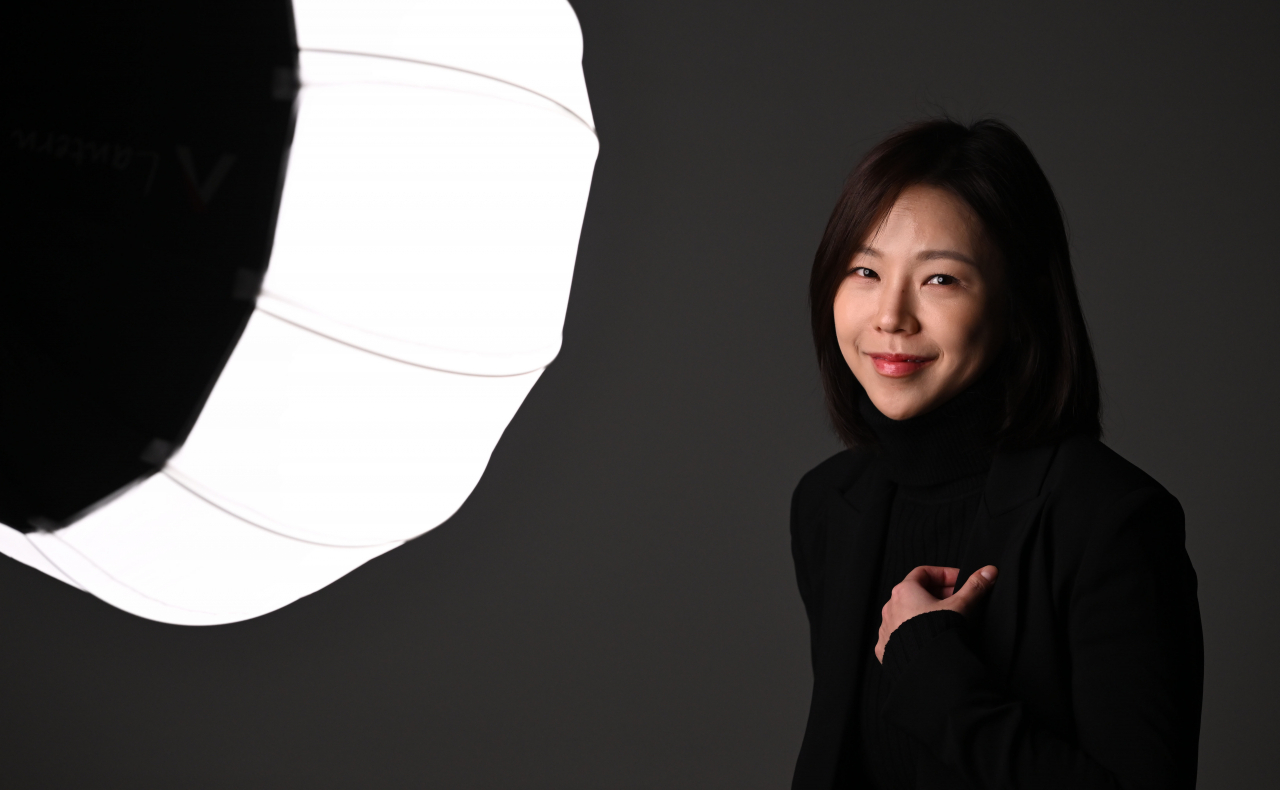 Chin Sol poses for photos during an interview with The Korea Herald on Dec. 6. (Lee Sang-sub/The Korea Herald)