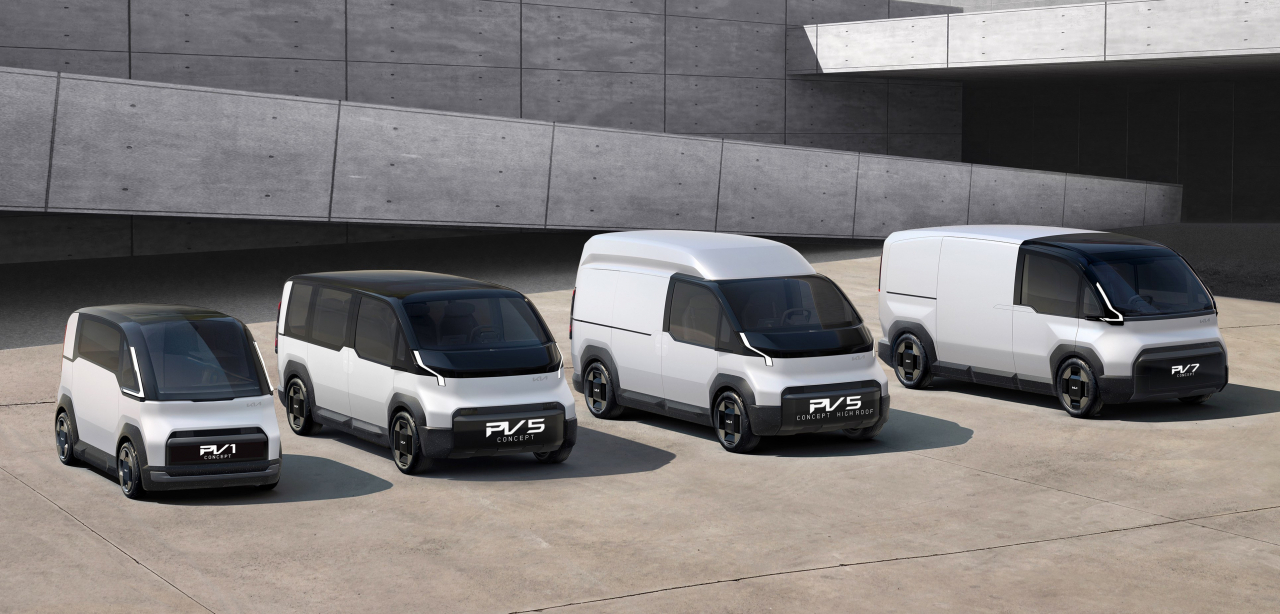 Kia's concept lineup of purpose-built vehicles (Kia)