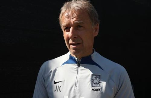 Jurgen Klinsmann, head coach of the South Korean men's national football team (Yonhap)