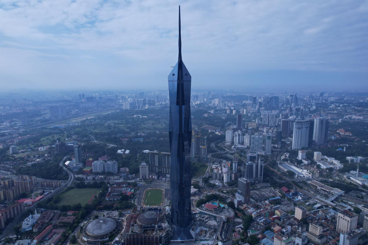 Merdeka 118, a 118-story skyscraper in Kuala Lumpur, Malaysia (Samsung C&T)