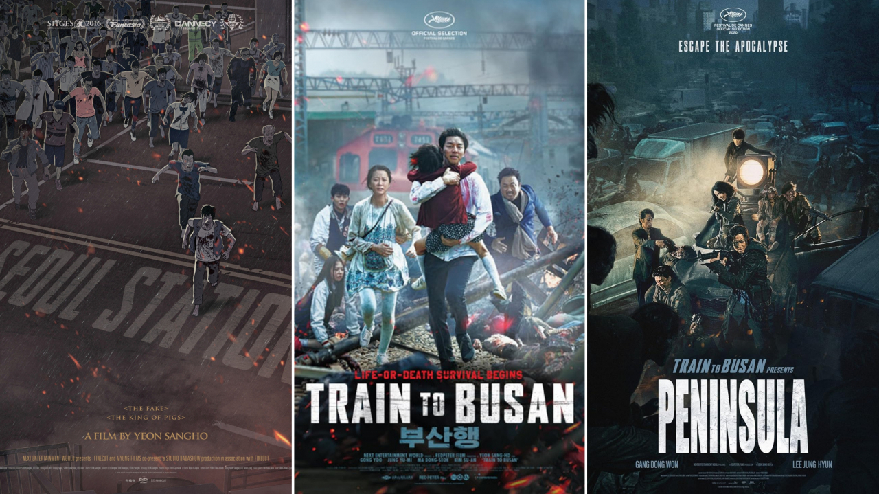 From left: posters for 