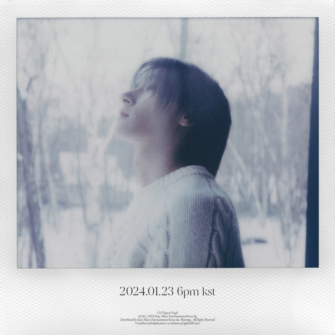 Teaser image of I.M's upcoming digital single (Sony Music Entertainment Korea)