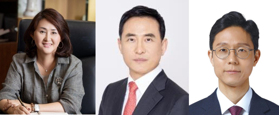 From left: Lee Re-na, professor of biomedical engineering at Ewha Womans University; Kang Chul-ho, Chairman of Korea Association of Robot Industry and Jun Sang-bum, former judge who served at the Uijeongbu branch of the Seoul District Court. (People Power Party)