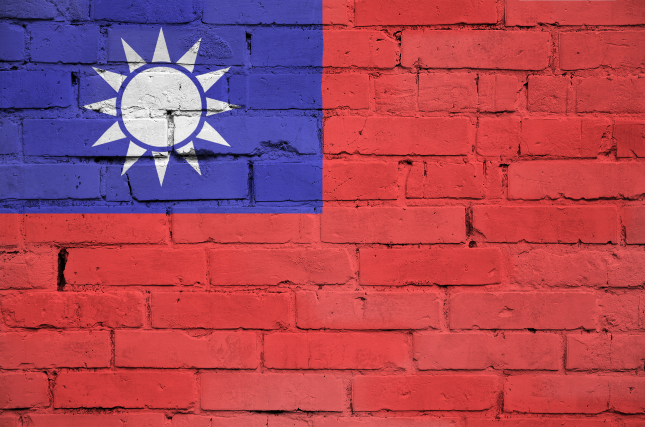 The national flag of Taiwan (123rf)