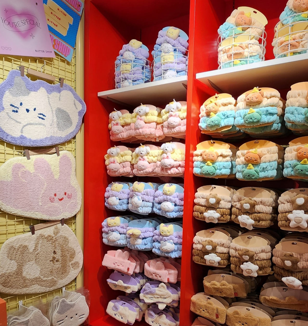 Character merchandise on the shelves at Butter in Seocho-gu, Seoul (Choi Si-young/The Korea Herald)