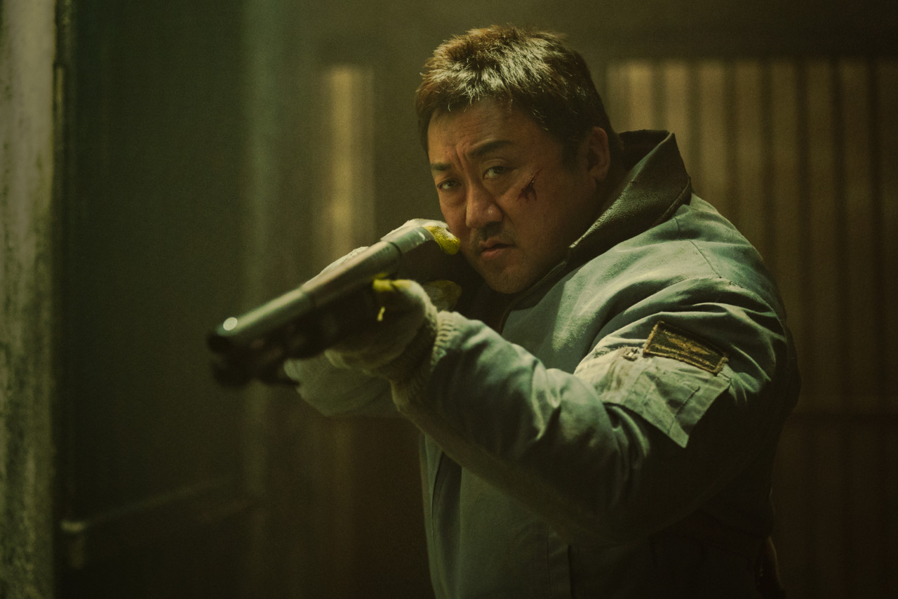 Don Lee stars in “Badland Hunters.” (Netflix)