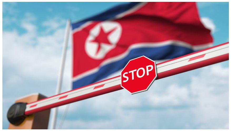 A North Korean national flag (123rf)