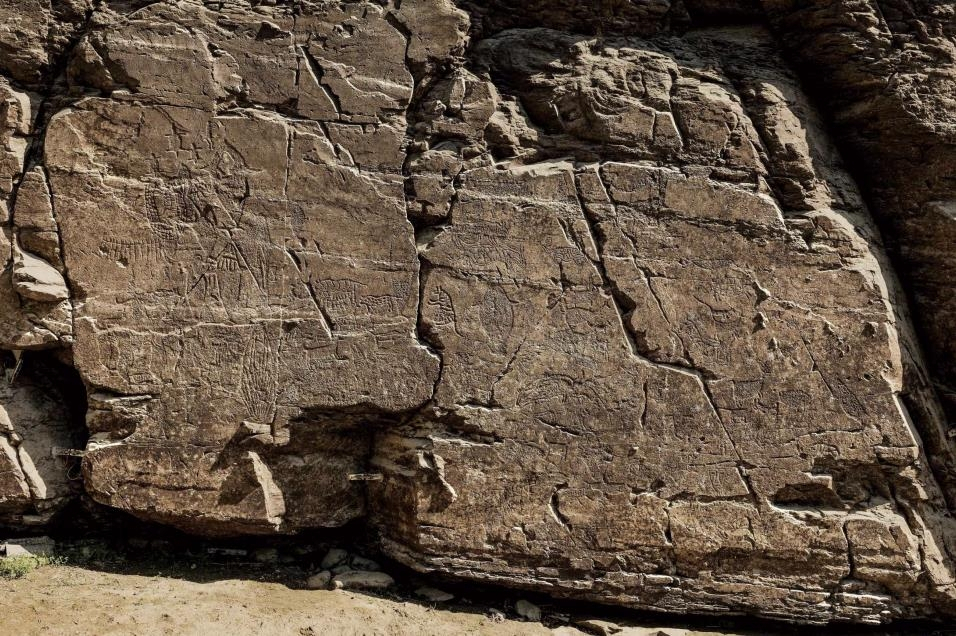 The Daegok-ri petroglyphs in Ulsan’s Ulju-gun. (Cultural Heritage Administration)