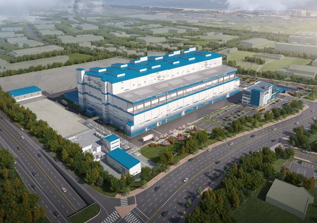 Aerial view of Posco Future M’s cathode manufacturing plant in Pohang, North Gyeongsang Province (Posco Future M)