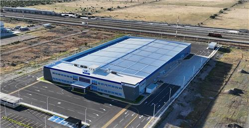 An aerial view of LS e-Mobility Solutions' electric vehicle parts manufacturing plant in Durango, Mexico (LS Electric)
