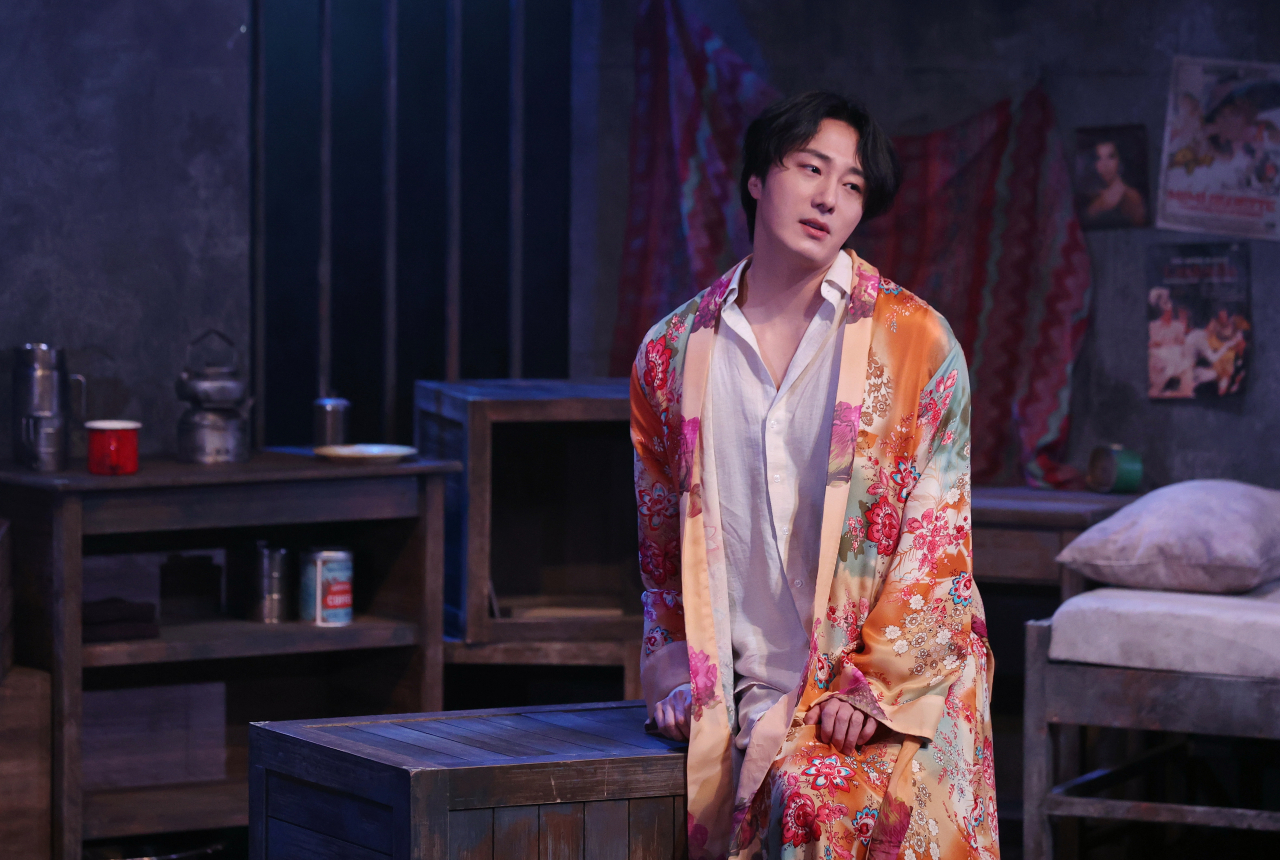 Actor Jung Il-woo plays Molina in the play 