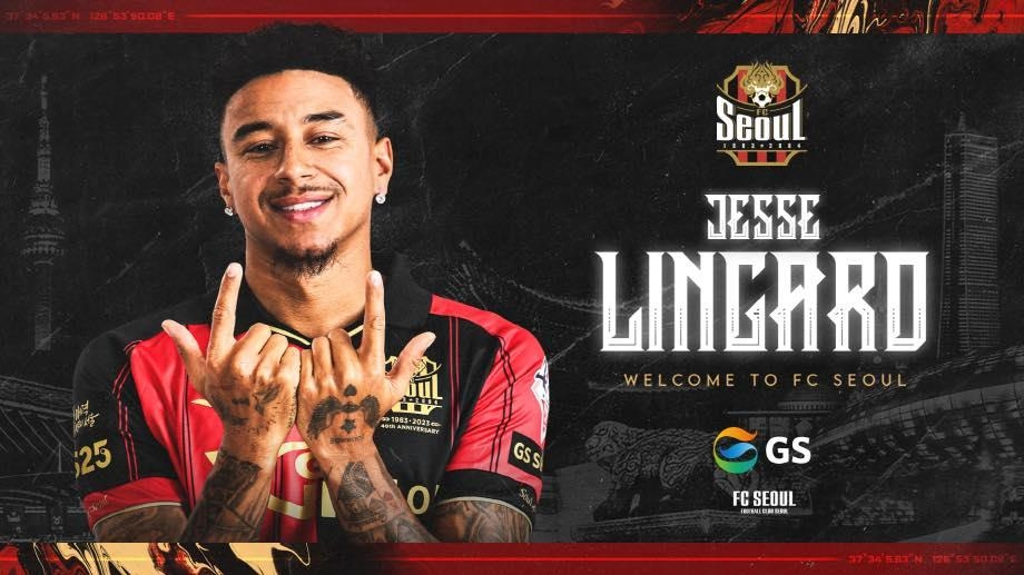 This photo shows the K League 1 club's new midfielder, Jesse Lingard. (FC Seoul)