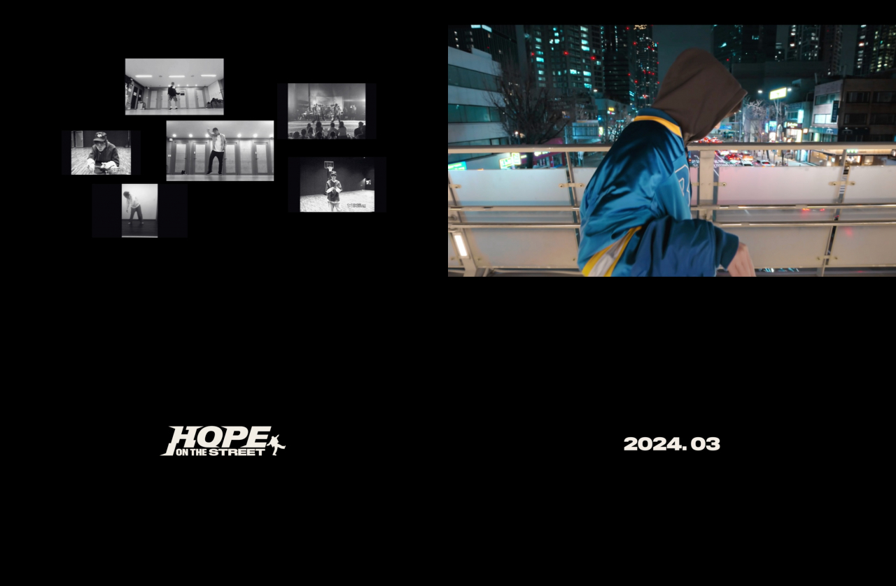 Teaser images of J-Hope's upcoming project scheduled for release next month (Big Hit Music)