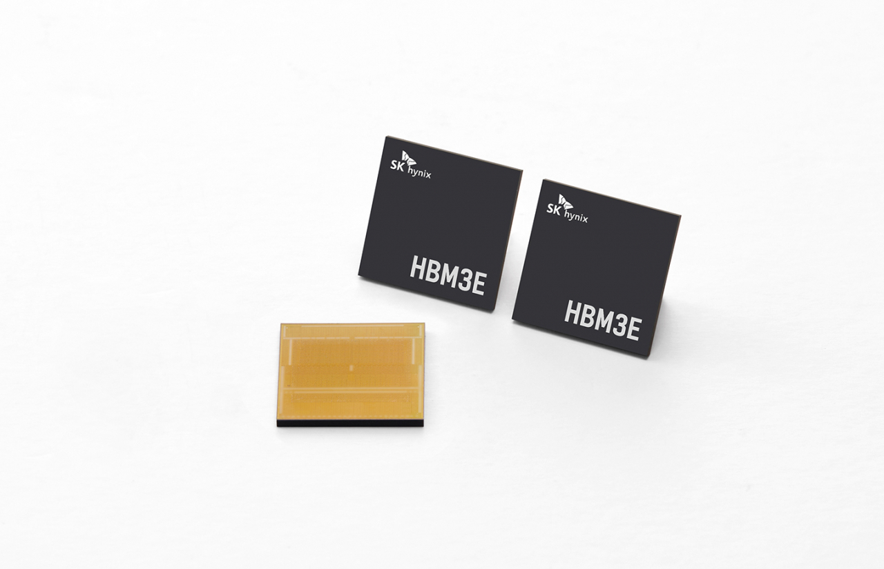 SK hynix's latest HBM3E chips (SK hynix)