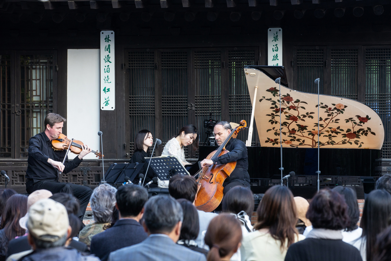 The most popular program of The Seoul Spring Festival of Chamber Music takes place at the house of former president Yun Po-sun in May 2023. (Seoul Spring Festival of Chamber Music)