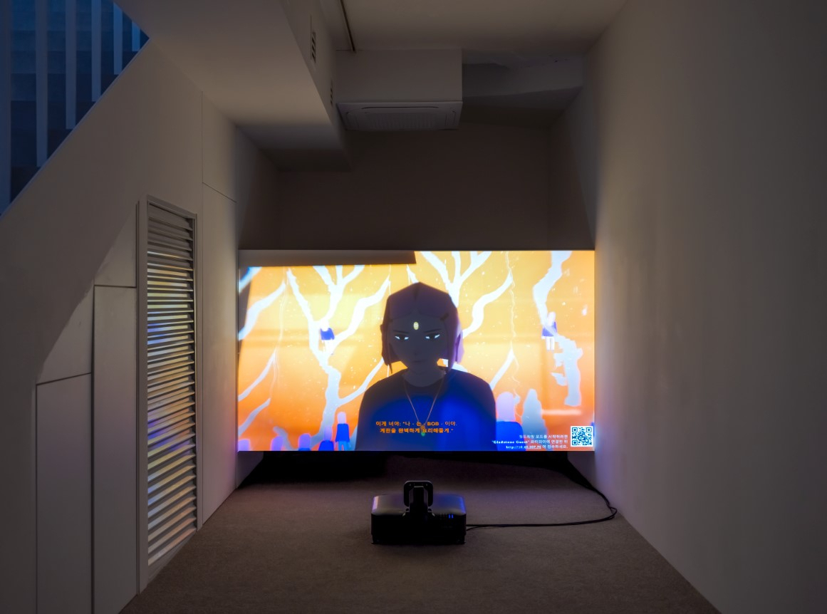 An installation view of “Life After BOB: The Chalice Study Experience (LABX)