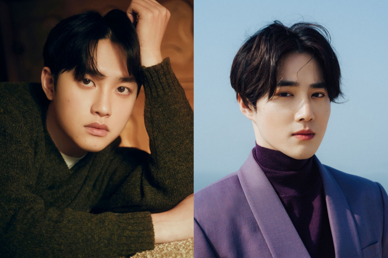 EXO's D.O. (left) and Suho (SM Entertainment)