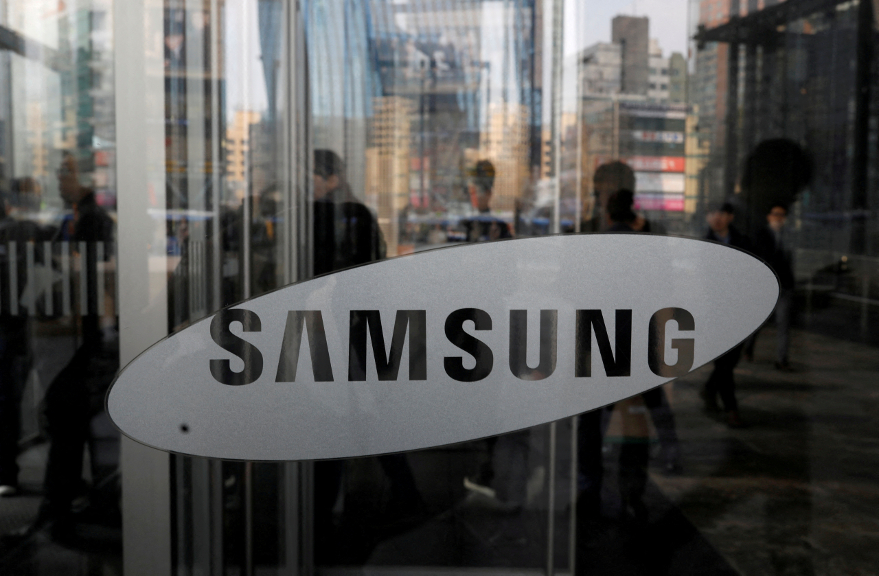 The logo of Samsung Electronics is seen at its office building in Seoul, South Korea, March 23, 2018. (Reuters)