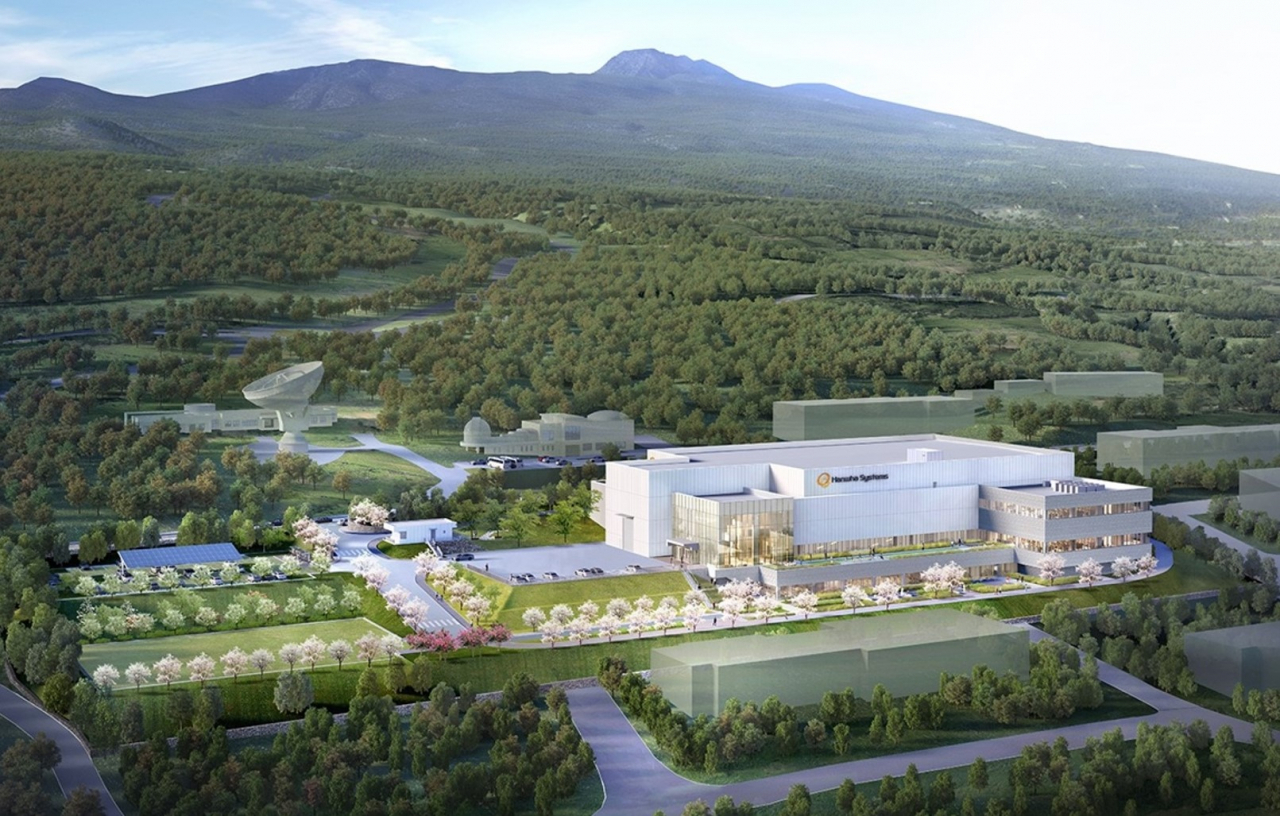 A projected image of Jeju Hanwha Space Center (Hanwha Systems)