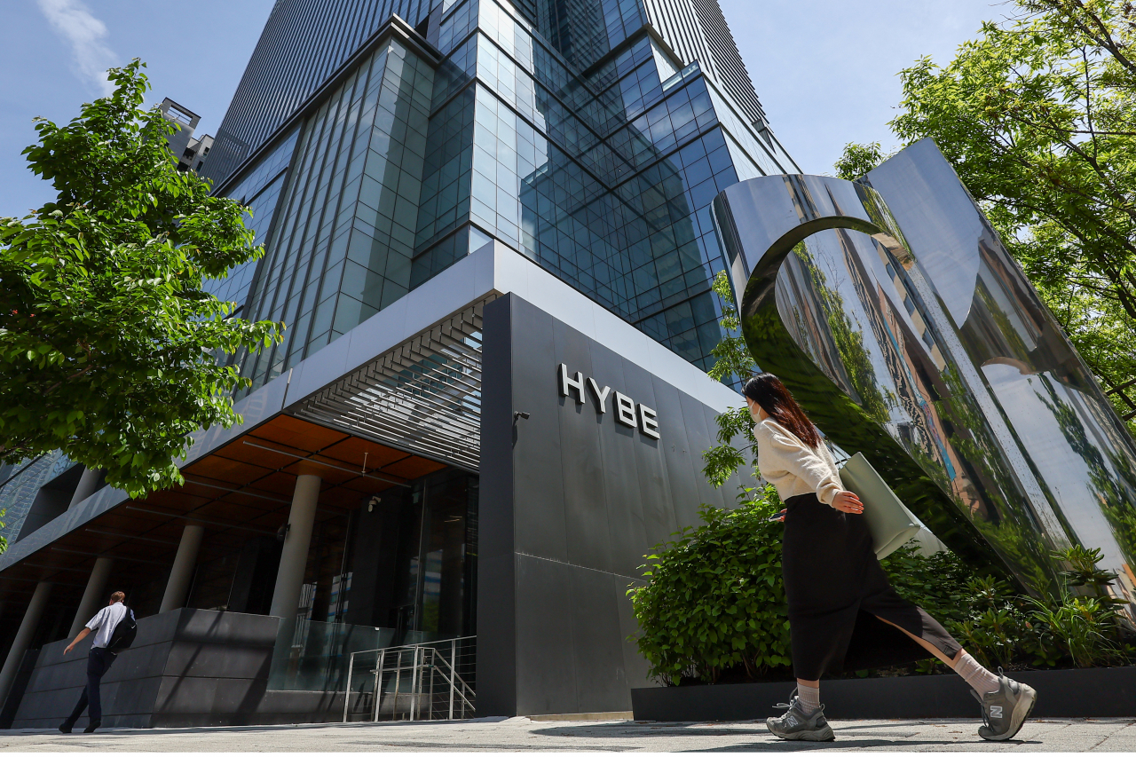 Hybe's headquarters in Seoul (Yonhap)