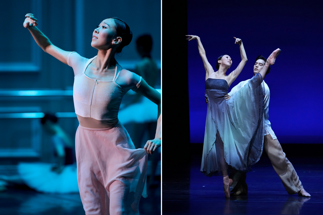 Principal dancer Hong Hyang-ki performs in Universal Ballet's 