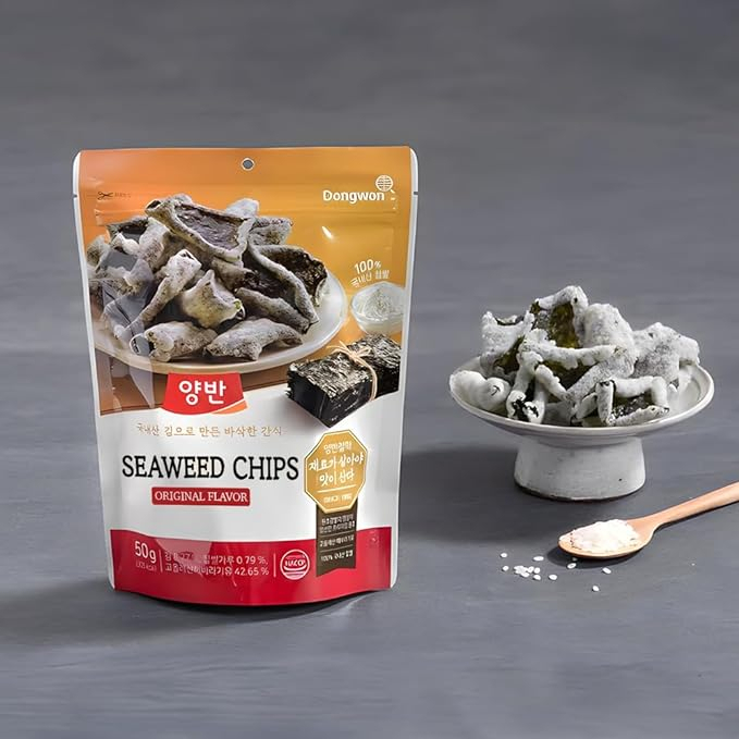 Dried seaweed chips sold on Amazon (Dongwon)