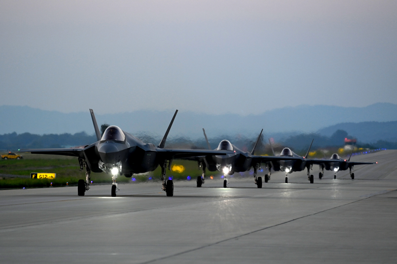 F-35A stealth fighters (Yonhap)