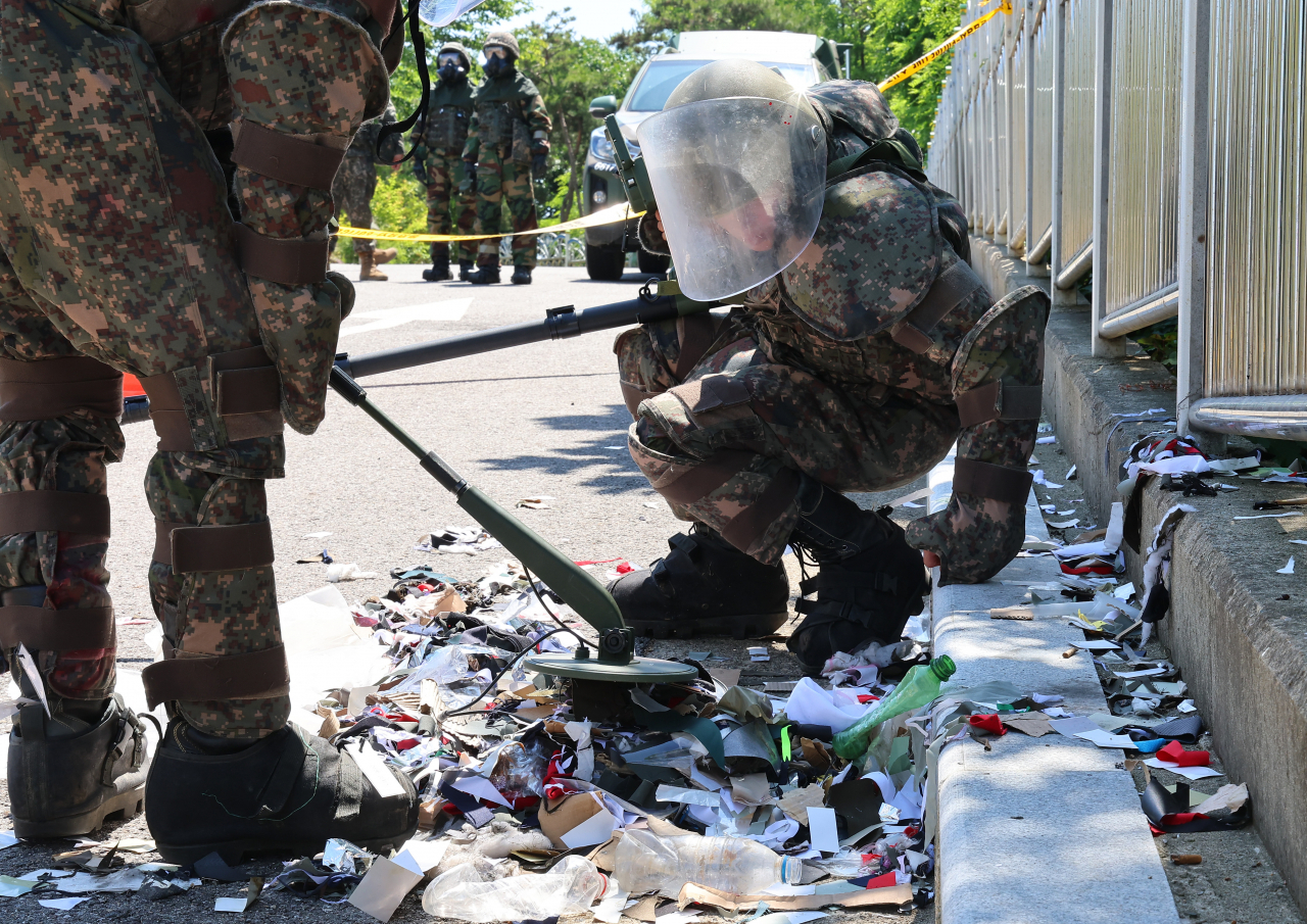 S. Korea to suspend inter-Korean military pact after NK aerial littering