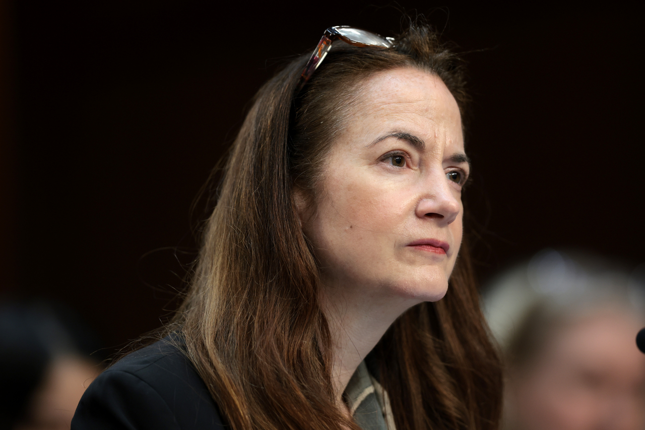 National Intelligence Director Avril Haines testifies before the Senate Armed Services Committee on May 2. (Getty images)