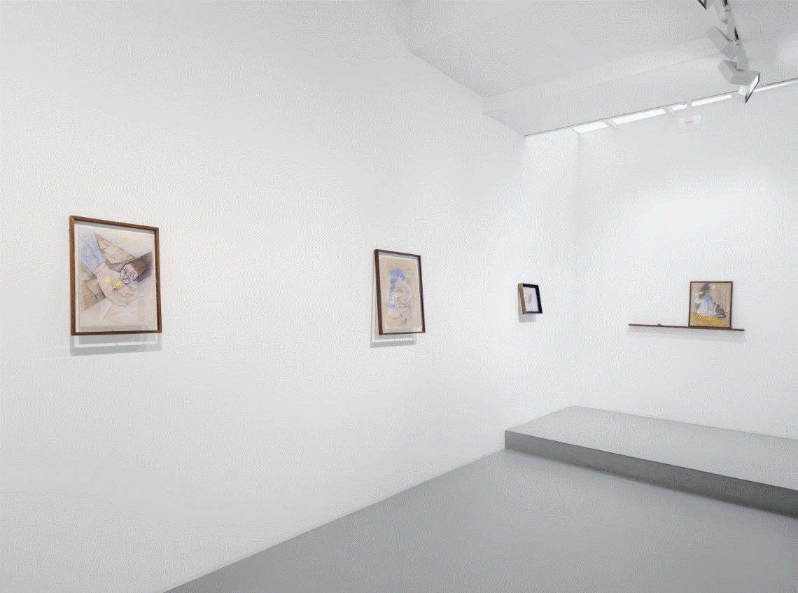An installation view of the solo exhibition of Joeun Kim Aatchim, 