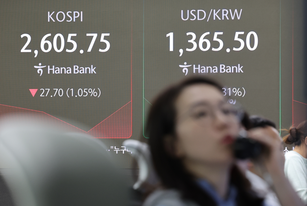 Seoul shares open sharply lower on US losses