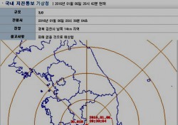 경북 김천서 규모 3.0 지진 발생