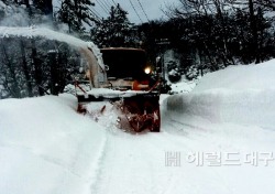 오늘입춘(立春), 울릉도는 눈과의 전쟁