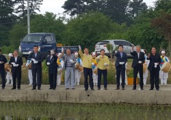 울주군, 친환경쌀생산단지 우렁이농법 시연회 행사