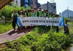 울주군, 생태계 보전 위해 황소개구리 포획 활동 전개