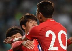 [한국-독일] '황희찬 선제골' 한국, 독일에 1-0 리드 중…전반 29분