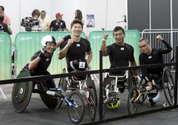 [2016 리우패럴림픽] 휠체어 육상 ‘홍석만-정동호-유병훈-김규대’, 1600m 계주 동메달 획득