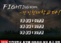 ‘여자축구의 대축제’, 인천대학교 총장배 아마추어 여자축구 클럽대회 개최