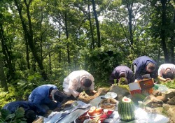 단비내려 주소서 칠곡동명면 송산3리, 가뭄해갈 기원 기우제 올려