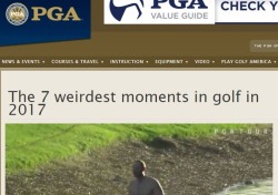 미국PGA 선정 ‘올해 골프의 7가지 괴상한 상황’