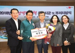예천군 경북도 주관 '2018년 시·군 평가' 우수상 수상