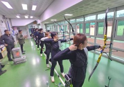 대한민국 궁사들 예천서 동계 훈련 구슬땀…예천군, 양궁 동계 전지훈련 유치