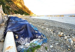 울릉핫플 서면 남양항 해양관광 친수공간 주변 각종 쓰레기로 관광 이미지 먹칠