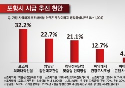 ‘포스텍 의대 신설’…포항시민이 가장 시급한 현안 과제로 꼽아